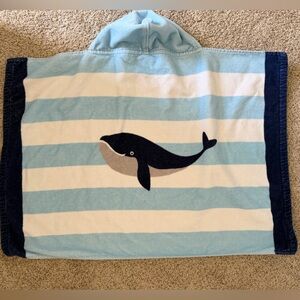 Pottery Barn Whale Hooded Towel